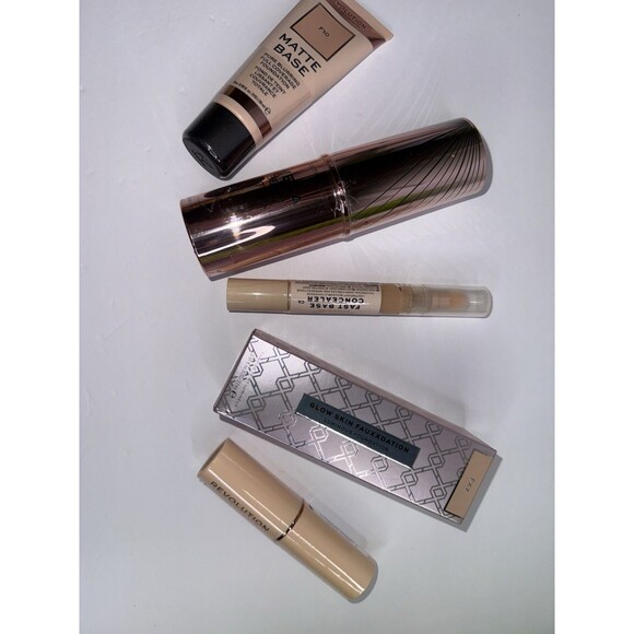 5 LOT  Makeup Revolution Shiseido Foundation Concealer Lot!! BRAND NEW!!!💋 - Picture 1 of 4